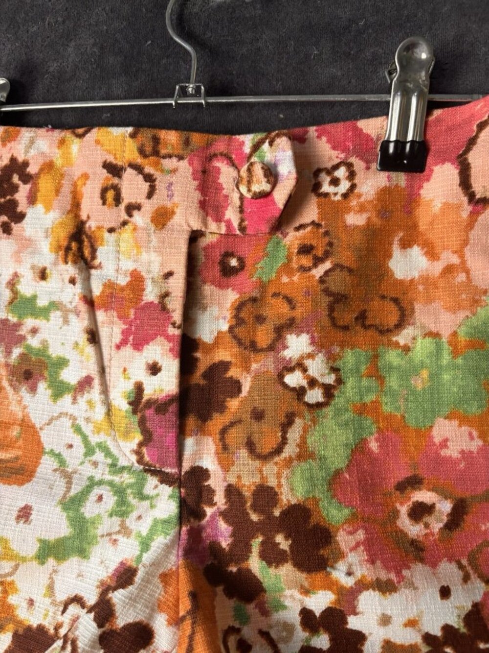 J.Crew Floral Shorts Women’s Size 4 Pink Orange Cotton Summer Casual - Picture 8 of 11